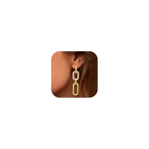 Adramata Boucles d'Oreilles Femme Or Boucle d'Oreille Plaquées Or 14 Carats Fantaisie Recycled
Adramata Boucles d'Oreill