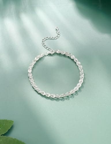 Bracelet Adramata Femme Argent 925 Fermoir Réglable Empilable avec Boîte Cadeau
