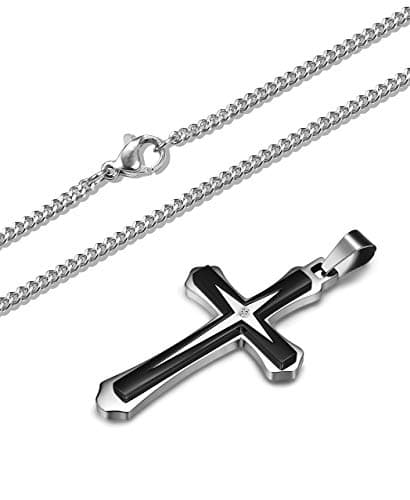Collier en Acier Inoxydable Adramata pour Hommes 22-30 Pouces Gourmette Recycled