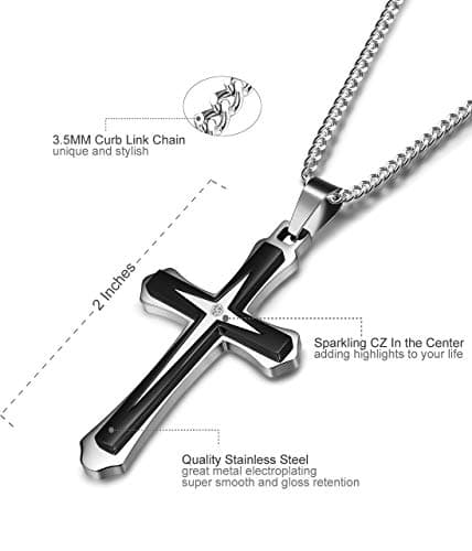 Collier en Acier Inoxydable Adramata pour Hommes 22-30 Pouces Gourmette Recycled