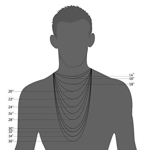 Collier en Acier Inoxydable Adramata pour Hommes 22-30 Pouces Gourmette Recycled