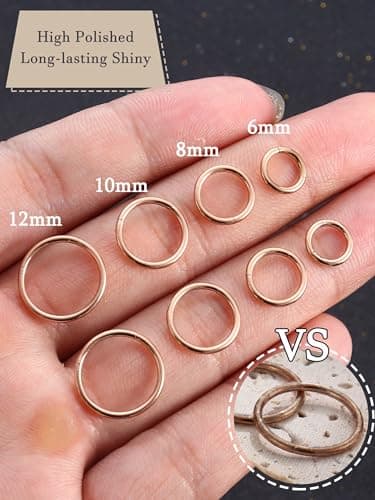 Adramata Piercings 8 Pièces Acier Chirurgical Nez Anneaux pour Hommes Femmes Conch Tragus Daith Rook Piercing Oreille 16