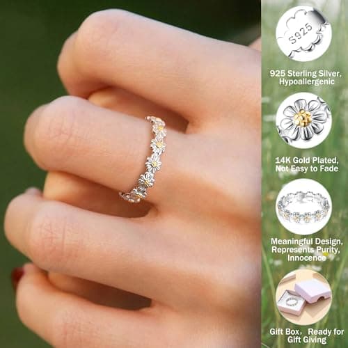 Adramata Bague Femme You Are My Sunshine Argent 925 Fantaisie Cadeaux Recycled Specifications