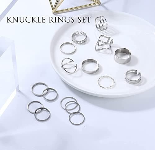 Bague en Acier Inoxydable Empilable Adramata pour Femmes Recyclée