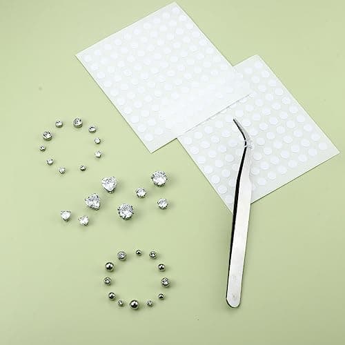 Adramata Faux Piercings de Nez et Goujons pour Lèvre et Sourcil Recyclés | Bijoux Standard 100%