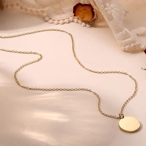 Collier femme acier inoxydable plaqué or 14K réglable et empilable Adramata