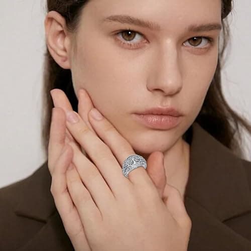 Bague Arbre de vie en argent sterling 925 pour femme | Cadeau bijoux haute qualité | Femmes et Hommes