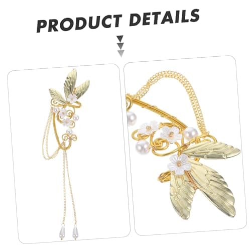 TOPPERFUN Boucles Oreilles Clips Dorées 2 Pièces pour Femmes Élégantes Fêtes Occasions Sans Perçage
