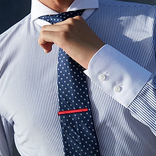 Adramata Pinces a Cravate Classique pour Homme Noir Doré avec Boîte Cadeau Mariage Business