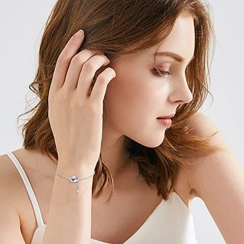 Bracelet Adramata Femme Argent 925 Pierre de Lune Brillants - Cadeau pour Elle - Fête des Mères Recycled Claim Standard