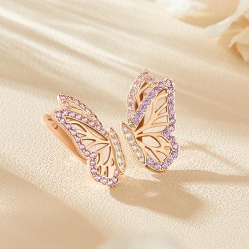 Richapex Boucles d'oreilles femme or 18 Carat Tendance Huggie Hoop Hypoallergénique pour Femmesbijoux avec Zirconium Cub