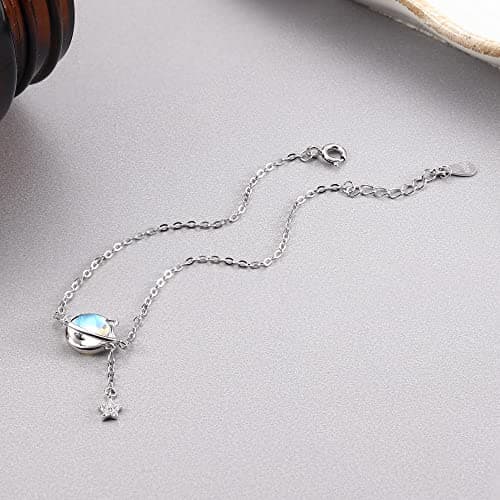 Bracelet Adramata Femme Argent 925 Pierre de Lune Brillants - Cadeau pour Elle - Fête des Mères Recycled Claim Standard