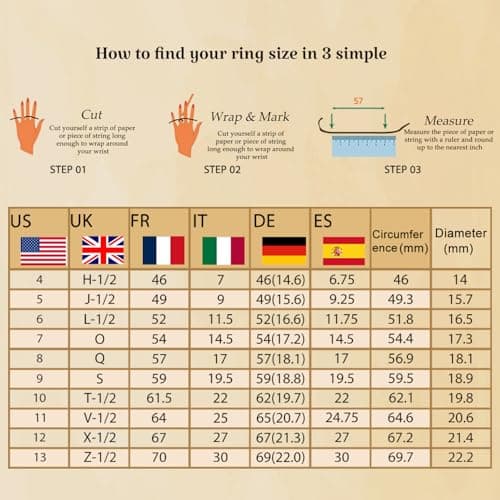 Adramata Bague Femme Or 14 Carats Bijoux en Or Recycled | Bague de Déclaration & Fiançailles Empilable | Or 14k Femme