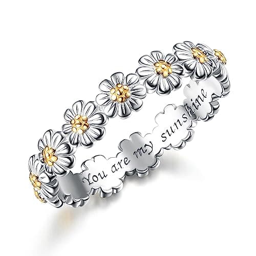 Adramata Bague Femme You Are My Sunshine Argent 925 Fantaisie Cadeaux Recycled Specifications